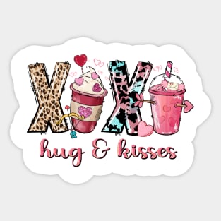 XoXo Hug & Kisses Sticker